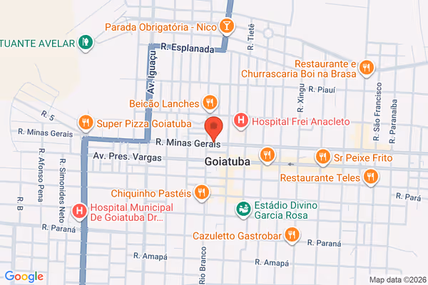 Mapa da localização - Goiatuba