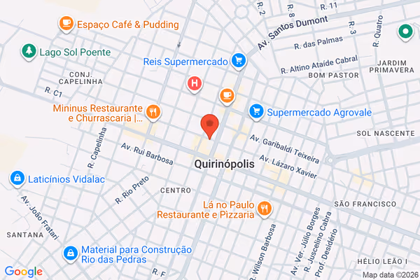 Mapa da localização - Quirinópolis