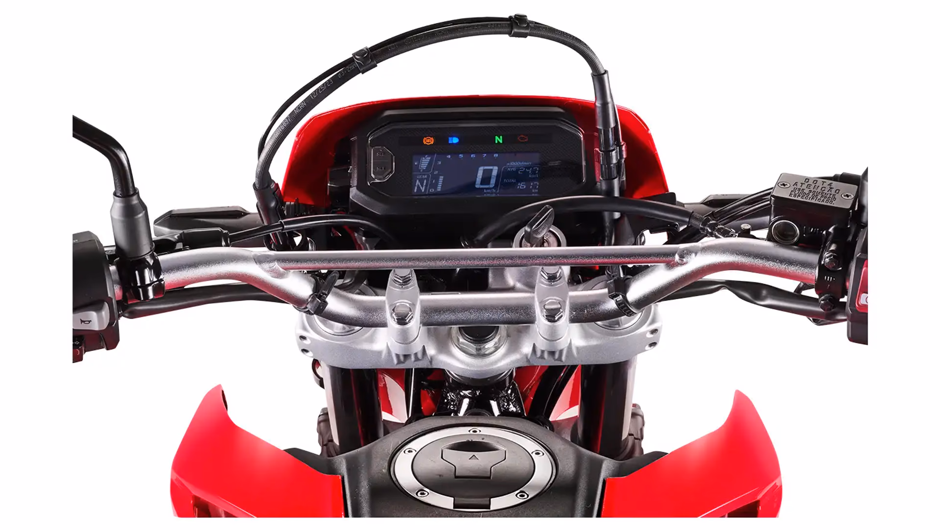 Moto Honda Xr300l Tornado Edicao Especial Vista Do Painel Prontal Pov - 3 de 9