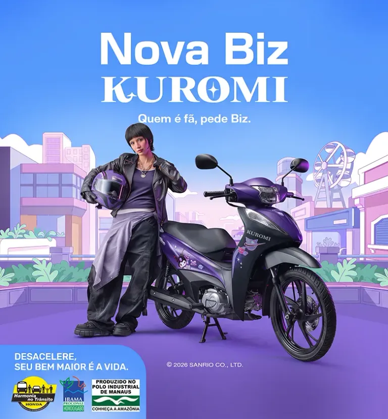 Banner Motogol Nova Honda Biz Kuromi